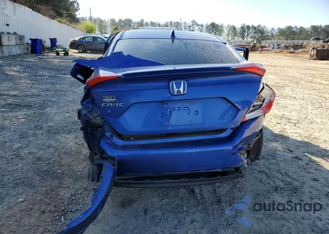 2018 Honda Civic Ex from USA, damaged, VIN JHMFC1F39JX004581